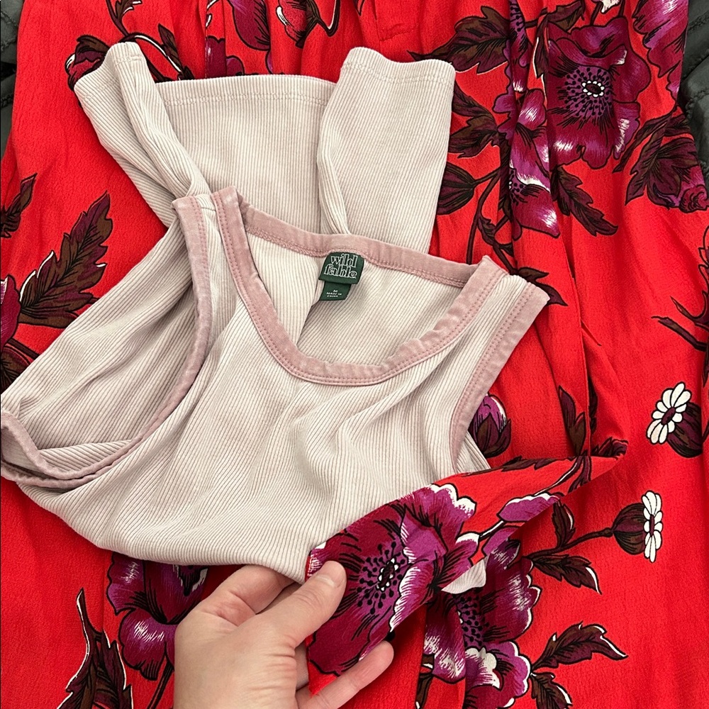 Anthropologie Wide-Leg Floral Pants Sz 6 - Picture 13 of 14